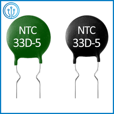 NTC 서미스터 저항기 33D-5 0.5A 33 오옴 돌입 전류 억제 수단 온도 센서 50D-5